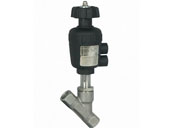 帶手動調節氣動角座閥（fá）