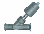 全不鏽鋼快裝氣動角座閥