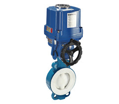 防爆電動襯氟蝶閥