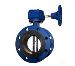 蝸輪法蘭式軟密封蝶閥