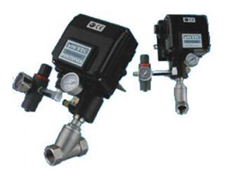 智能定位氣動螺紋角座閥