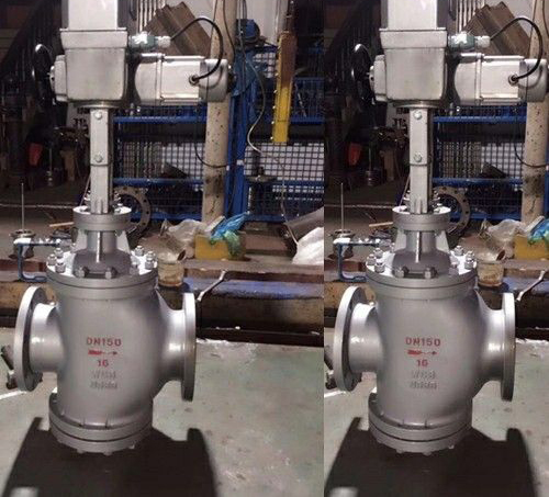 电动套筒(tǒng)三通高温调(diào)节阀 电动套筒三(sān)通高温调(diào)节阀