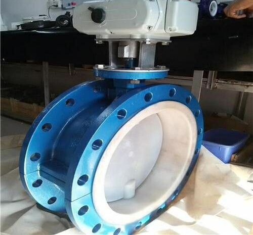 電動防爆襯氟蝶閥