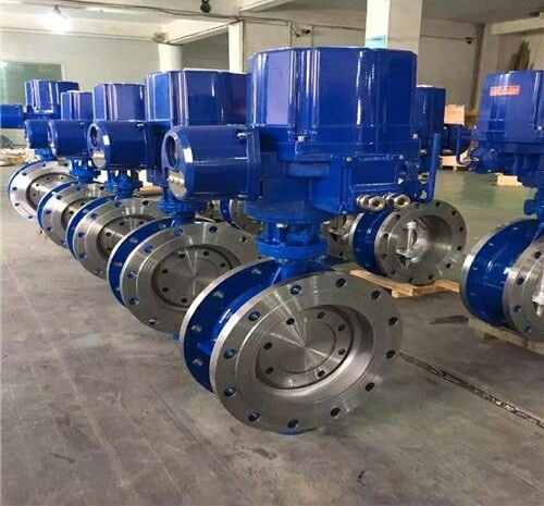 電動防爆硬密封法蘭蝶閥