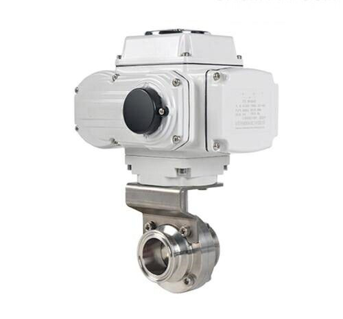 卡箍快接式電動衛生級蝶（dié）閥