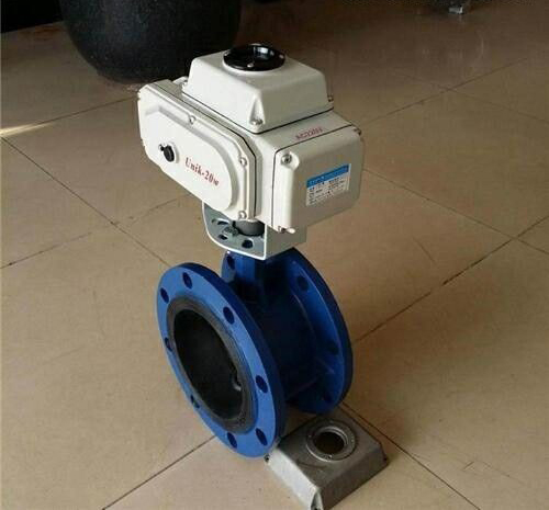 法蘭式電動（dòng）全襯膠蝶（dié）閥