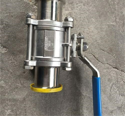 衛生(shēng)級三片式球閥 衛生級三片式球(qiú)閥(fá)