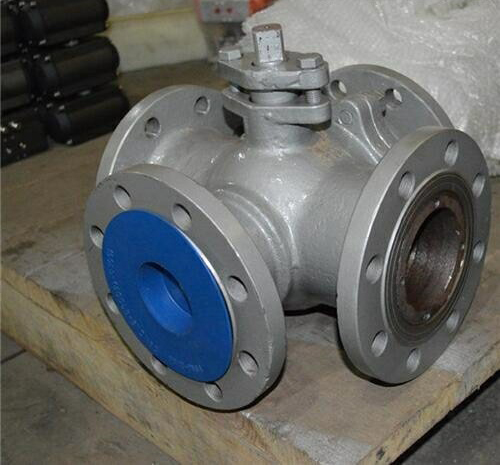 防爆電動四通球閥