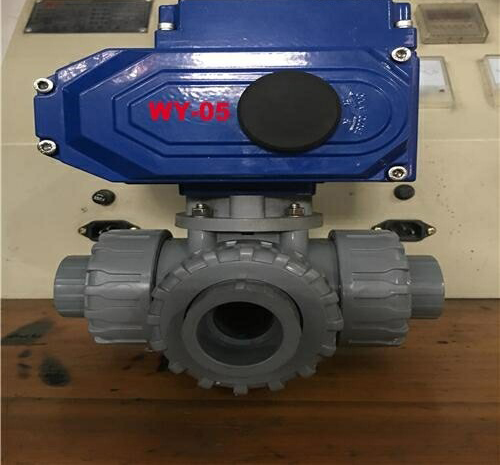 電動UPVC三通球（qiú）閥