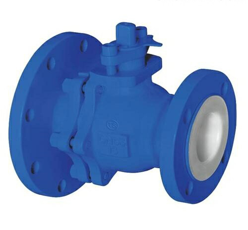 襯氟斜口放料球閥